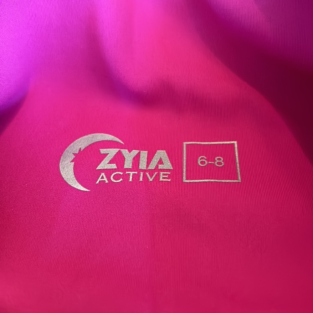 ❤️HP❤️ZYIA fuchsia Brilliant 7/8 Leggings - Picture 4 of 8